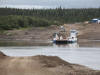 12Aug: Peel River ferry, KM74, Dempster Hwy, NWT