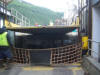 16Jul: Vehicle elevator going up to dock level