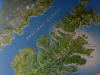 16Jul: Map of Shelikof Strait with Katmai and Kodiak Is.
