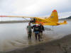 17Jul: Wading ashore, Hallo Bay, Katmai