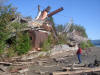 06Aug: Steamboat wreckage, Yukon River, YT