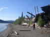 06Aug: Steamboat wreckage, Yukon River, YT