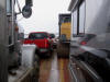 23Aug: Mackenzie River ferry, Highway #3, NWT