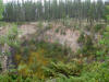 30Aug: Angus sinkhole, Wood Buffalo National Park, NWT
